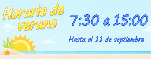 Horario verano 2026